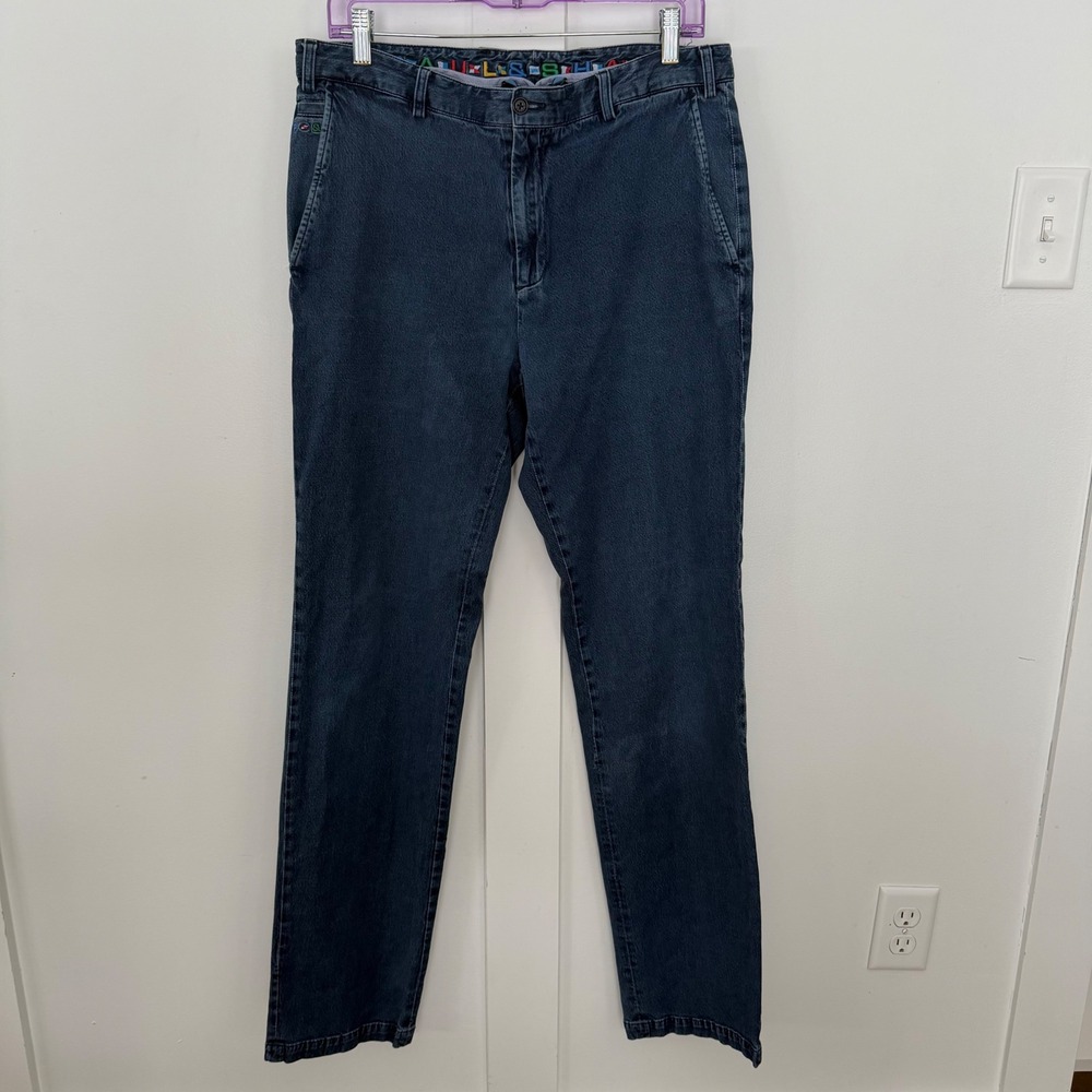 Paul Shark Men's Straight Leg Jeans Yachting Blue Denim 34X34